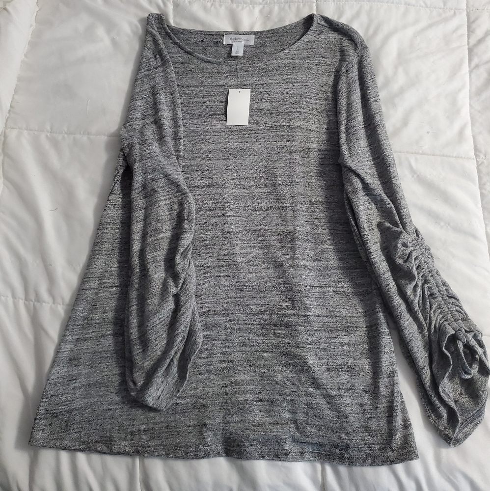 Grey Maternity Top